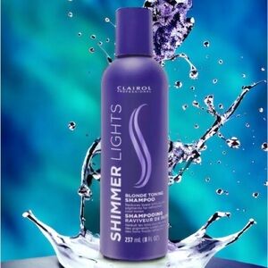 Clairol Professional Shimmer Lights Purple Shampoo Blonde Toning Reduces Brass